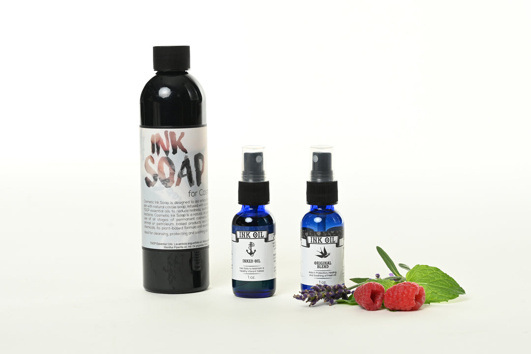 Tattoo Oils for Ever Step of Healing & Caring for a Tattoo